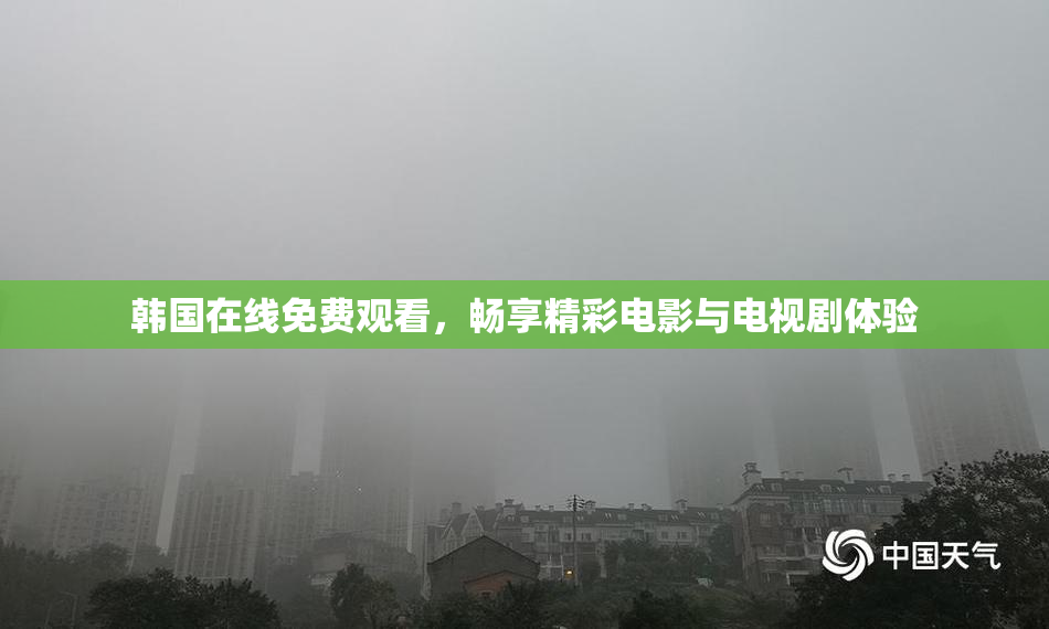 韩国在线免费观看，畅享精彩电影与电视剧体验