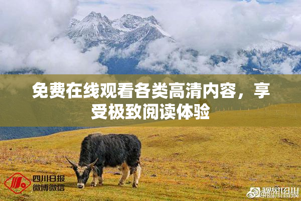 免费在线观看各类高清内容，享受极致阅读体验