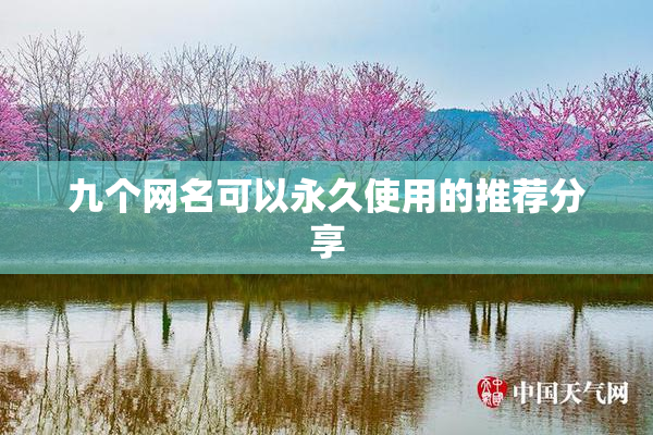 九个网名可以永久使用的推荐分享