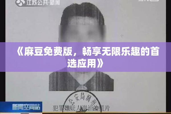 《麻豆免费版，畅享无限乐趣的首选应用》