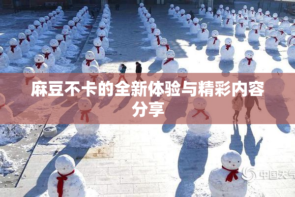 麻豆不卡的全新体验与精彩内容分享