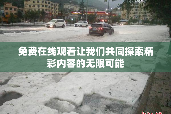 免费在线观看让我们共同探索精彩内容的无限可能
