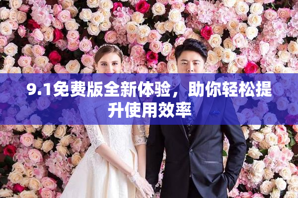 9.1免费版全新体验，助你轻松提升使用效率