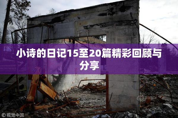 小诗的日记15至20篇精彩回顾与分享