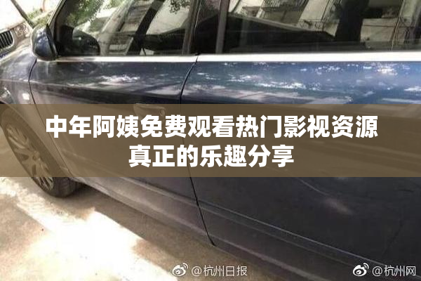 中年阿姨免费观看热门影视资源真正的乐趣分享