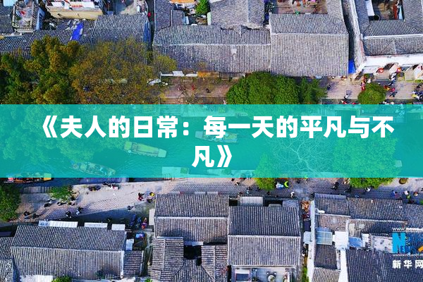 《夫人的日常：每一天的平凡与不凡》