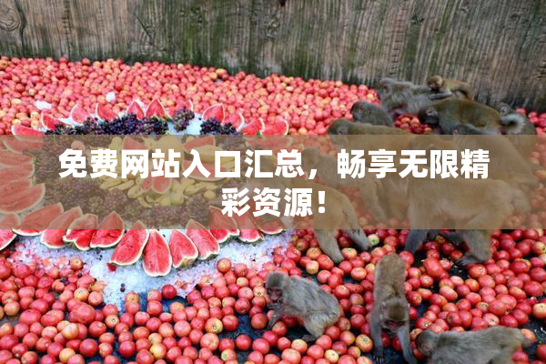 免费网站入口汇总，畅享无限精彩资源！