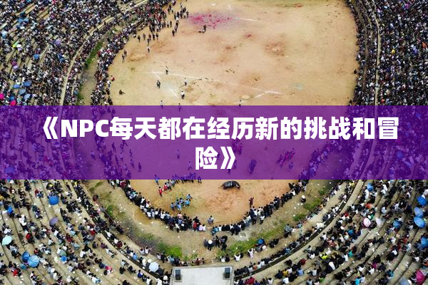 《NPC每天都在经历新的挑战和冒险》
