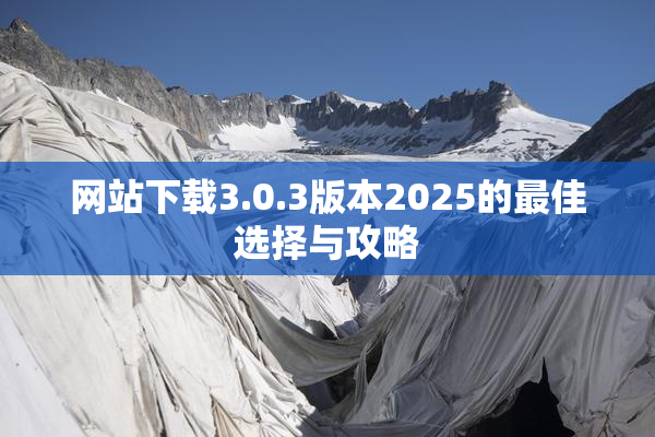网站下载3.0.3版本2025的最佳选择与攻略