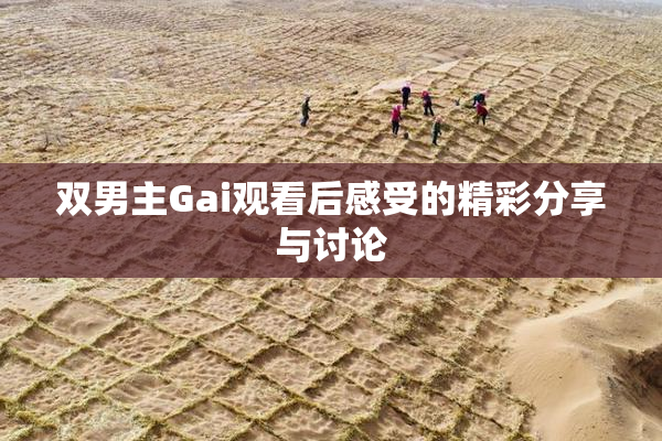 双男主Gai观看后感受的精彩分享与讨论