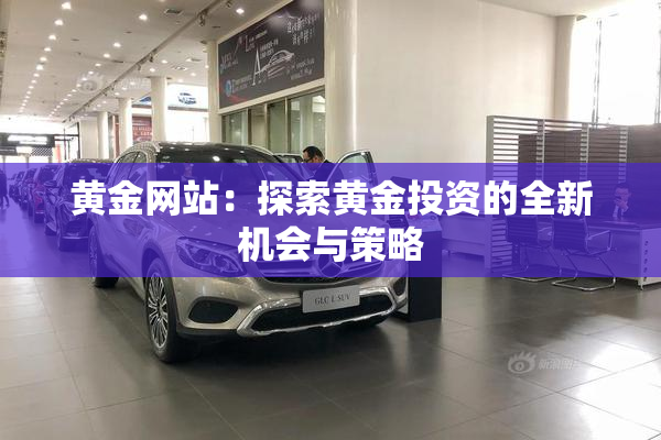 黄金网站：探索黄金投资的全新机会与策略