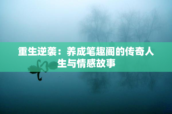 重生逆袭：养成笔趣阁的传奇人生与情感故事