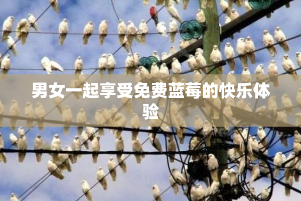 男女一起享受免费蓝莓的快乐体验