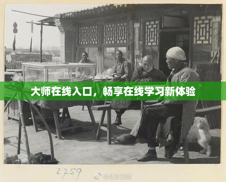 大师在线入口，畅享在线学习新体验