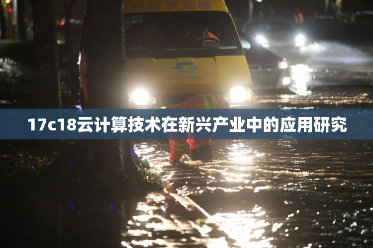 17c18云计算技术在新兴产业中的应用研究