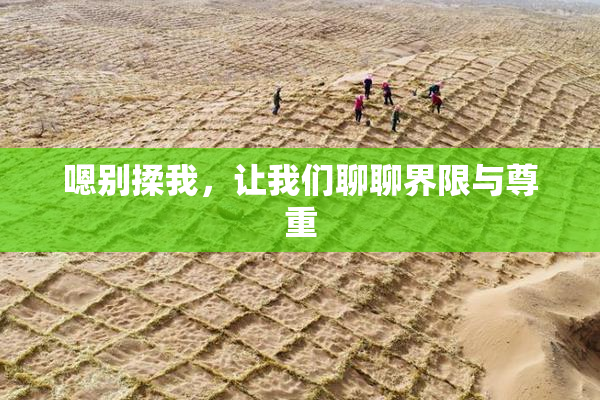 嗯别揉我，让我们聊聊界限与尊重