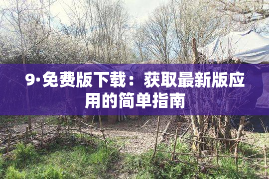 9·免费版下载：获取最新版应用的简单指南