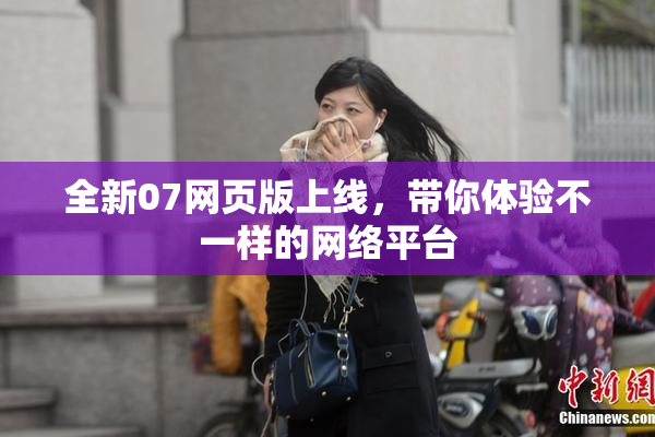 全新07网页版上线，带你体验不一样的网络平台