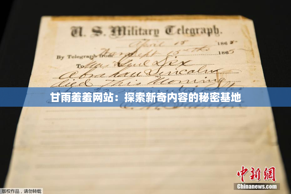 甘雨羞羞网站：探索新奇内容的秘密基地