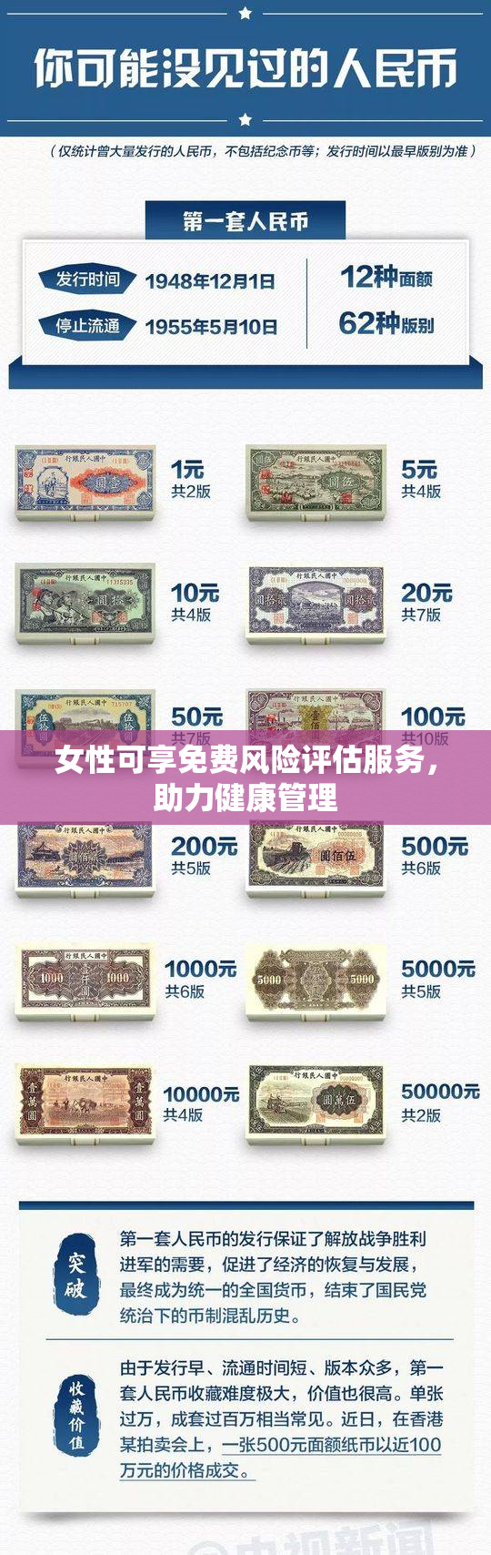 女性可享免费风险评估服务，助力健康管理