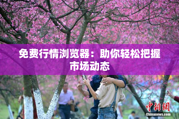 免费行情浏览器：助你轻松把握市场动态