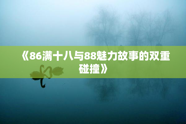 《86满十八与88魅力故事的双重碰撞》
