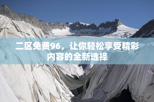 二区免费96，让你轻松享受精彩内容的全新选择