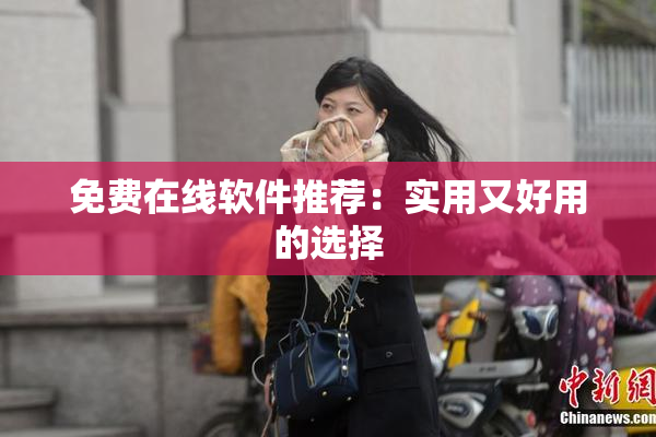 免费在线软件推荐：实用又好用的选择