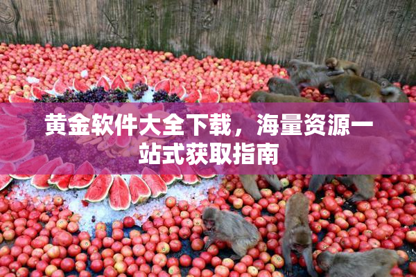 黄金软件大全下载，海量资源一站式获取指南