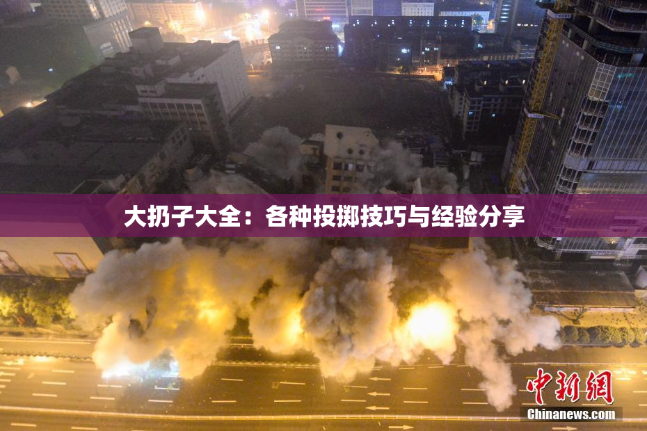 大扔子大全：各种投掷技巧与经验分享