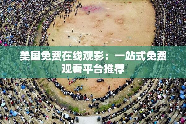 美国免费在线观影：一站式免费观看平台推荐