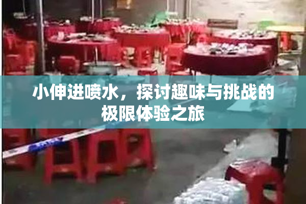 小伸进喷水，探讨趣味与挑战的极限体验之旅