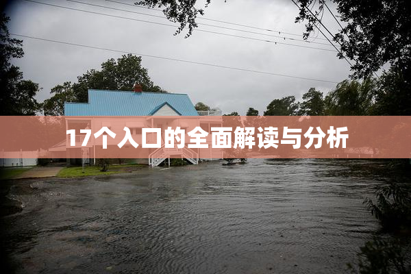 17个入口的全面解读与分析