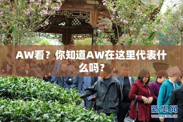 AW看？你知道AW在这里代表什么吗？
