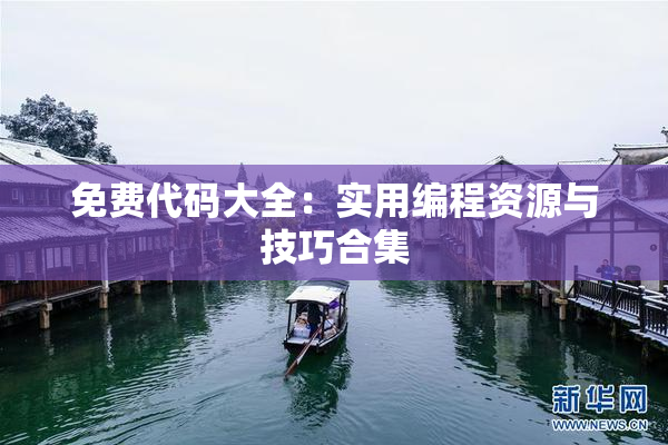 免费代码大全：实用编程资源与技巧合集