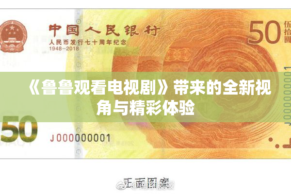 《鲁鲁观看电视剧》带来的全新视角与精彩体验