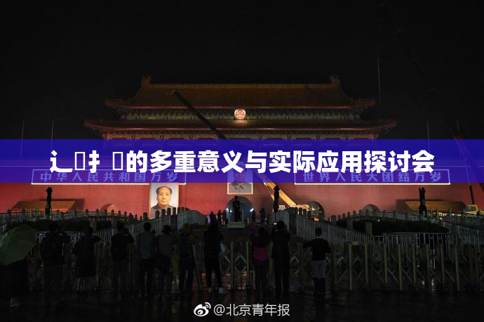 辶喿扌畐的多重意义与实际应用探讨会