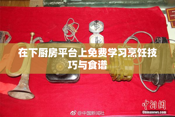 在下厨房平台上免费学习烹饪技巧与食谱