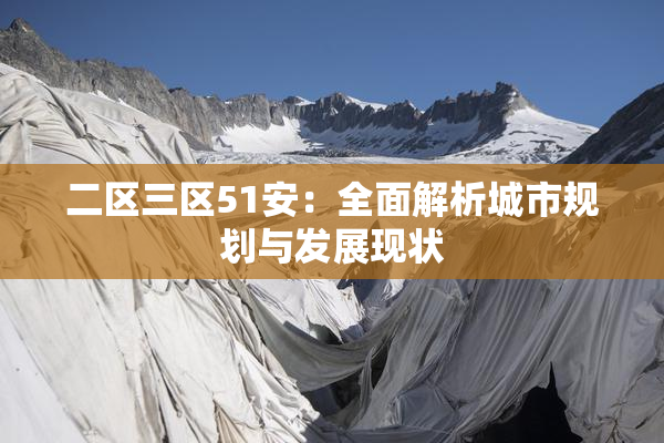 二区三区51安：全面解析城市规划与发展现状