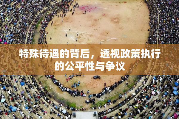 特殊待遇的背后，透视政策执行的公平性与争议