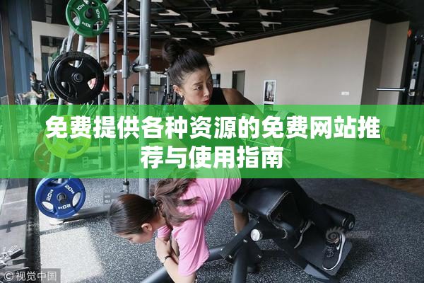 免费提供各种资源的免费网站推荐与使用指南