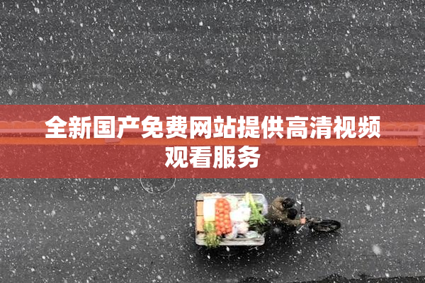 全新国产免费网站提供高清视频观看服务
