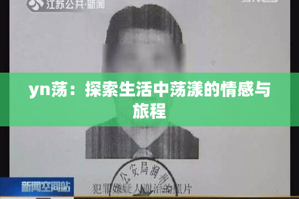 yn荡：探索生活中荡漾的情感与旅程