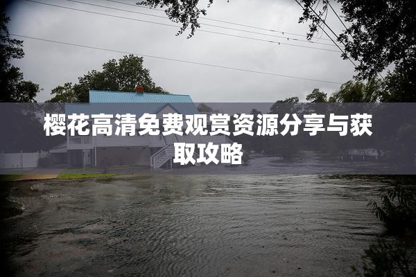 樱花高清免费观赏资源分享与获取攻略