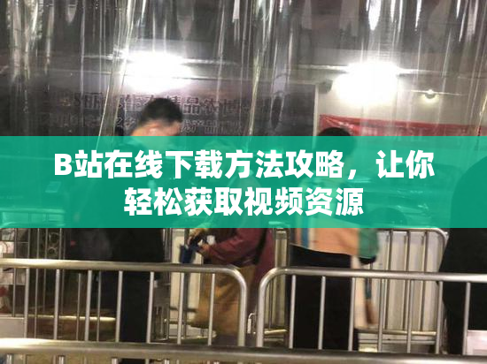 B站在线下载方法攻略，让你轻松获取视频资源