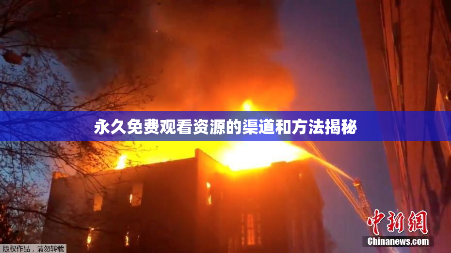 永久免费观看资源的渠道和方法揭秘