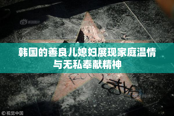 韩国的善良儿媳妇展现家庭温情与无私奉献精神