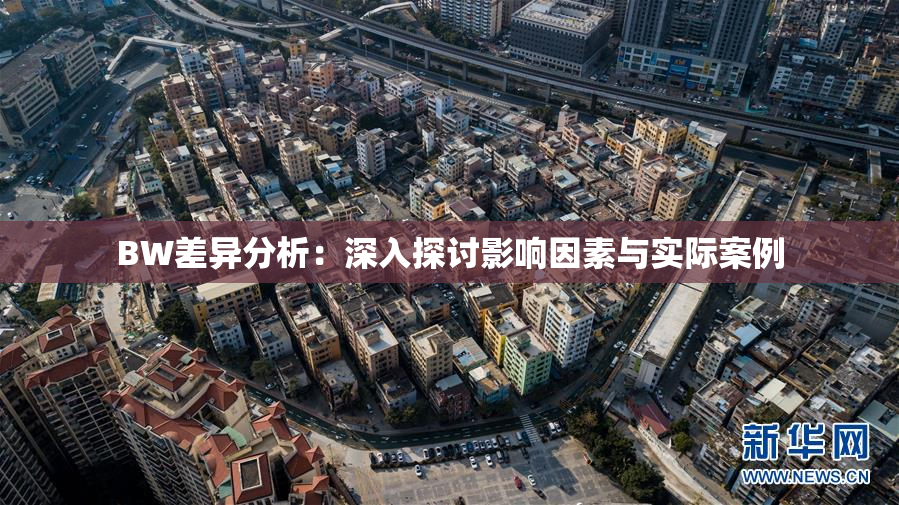 BW差异分析：深入探讨影响因素与实际案例