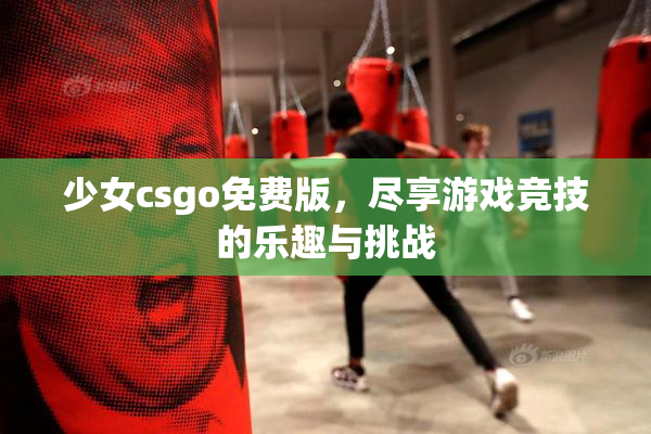 少女csgo免费版，尽享游戏竞技的乐趣与挑战