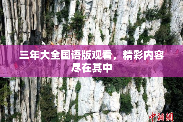 三年大全国语版观看，精彩内容尽在其中
